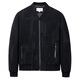 Dancing with the wolf DANCING WOLVES Autumn and Winter Jacket Men's Slim Dark Pattern Men's Jacket Jacket 001 Black 175/92A