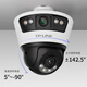 TP-LINK dual camera 6 million gun ball linkage full color ultra-clear camera home monitor 360 wireless home outdoor outdoor tplink network remote high definition IPC669-A