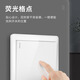 德力西开关插座面板电工电料家用开关暗装86型墙壁电源插座CD815系列白 斜五孔插座