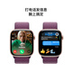 Apple/苹果 Watch Series 10 智能手表GPS款46毫米玫瑰金色铝金属表壳梅子色回环式运动表带MX2C3CH/B