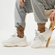 MLB Dad Shoes 2024 Новый Нью -Йорк Мужчины и Женские Пары Звезды Тот же стиль модный и дышащий спорт и повседневная обувь Платиновая Пресбиопия 32SHCM111150I Рекомендуется сделать большой снимок 260 41