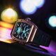 Bugatti (bonest gatti) montre un cadeau d'anniversaire pour le petit ami allemand entièrement automatique creux mécanique montre imperméable du canon luminescent