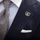 KFLK OWL BROOCH High-End-Kragen Pin-Klassen Schnalle Kragenklasse Schnalle Halsklasse Anzug Accessoires Herren Frauen Bambus Brust Schnalle XZ-F866 OWL Kopf 1