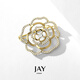 Jay flower brooch women's suit corsage as a birthday gift for mother-in-law and elders