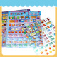 
First-class stickers children's stickers toys boys and girls cartoon vending machine play house three-dimensional bubble stickers currency knowledge