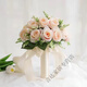 Clcey New Style Forest Camellia Knospe simulierte weiße Rose Hochzeit Fotografie Fotografie Braut Braut Hochzeit Engagement Halten Blumen Zeit und Raumliebhaber