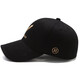 Pengjing Hut Männer und Frauen Four Seasons New Baseball Cap Korean Style Trendy Outdoor Outdoor Casual Fashion Feder besticktes vielseitige Baseballmütze Federschwarz