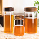 Baijie sealed jar glass bottle food grade honey jar coffee tea jar dry goods storage bottle spice storage box 1300ml