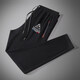 Le coq sportif French big cock sports casual pants spring, autumn and winter new fashion versatile drawstring leg waffle pants black straight red blue triangle white small label M recommendation 85-120 Jin Jin equals 0.5 kg