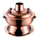 Yanxing Old Beijing Copper Hot Pot Imitation Copper Old-fashioned Red Copper Hot Pot Home Furnishing Stove Lamb Shabu-Burning Charcoal Hot Pot Outdoor Copper (Suitable for 4-6 People) 32cm