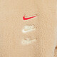 NIKE耐克男装女装夏季新款运动服仿羊羔绒立领休闲时尚保暖夹克外套 FZ6194-126白棕色 M