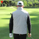 PGM Golfkleidung Herren Baumwollweste, Herbst und Winter Windschutzkragen warme Weste VERSATILE TOP YF723-MOON GRAY M