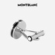 万宝龙MONTBLANC蓝色六芒星logo图案袖扣118602七夕礼物