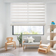 Premium Soft Gaze Vorhang Blackout Vorhänge Wohnzimmerstudium Esszimmer Kinderzimmer Roller Blind Doppelschicht Blackout Pull Perlen Heben importiert einfach gestickt