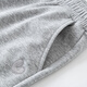 Mini Bala mini parent-child parent-child clothing for boys and girls loose basic sports pants light gray 00205 140