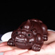 Yuyi Pavilion is a good gift for Yixing purple clay tea pet ornaments. It can be used to raise handmade tea and play with to attract wealth. The little Pixiu is powerful and powerful in all directions.
