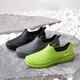 Shurong New Style Mode Kurzmittel mit mittlerem Zylinder nicht rutschfeindliche Kee-resistente Bauweite Küche Arbeit Weiche Sohle Viersaison plus Baumwollregen Stiefel Männer schwarz 309 Einzelschuhe [Standardgröße] 41