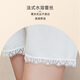 9i9 pregnant women leggings safety pants anti-exposure summer thin ice silk cool feeling high waist support belly wear pants home clothes white XL