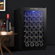 Bacchus red wine cabinet thermostatic cabinet electronic temperature control wine cabinet moisturizing cabinet home living room mini small wine cabinet office refrigerator cabinet fresh cabinet air-cooled frost-free energy-saving small wine cabinet BW-70D1 stainless steel shelf 28 pieces 70L