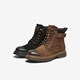 
Bestou winter new style shopping mall same outdoor sports workwear Martin boots thick heel men's short boots AEF01DD4 brown 40