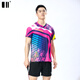 Côté et même d'été nouvel orient et même de badminton vêtements pour hommes à manches courtes pour hommes à manches courtes à manches courtes pour les vêtements de balle féminine.