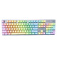 Logitech K845 mechanical keyboard Wired full size 104-key backlight e-sports blue Aoji mechanical TTC axis office gaming keyboard Desktop external laptop K845 red axis-spade Q keycap
