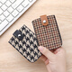 Card holder for women, mini, ultra-thin, anti-degaussing pull-out card holder, portable bank card holder, black + brown