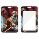 Suitable for Star Wars Card Packages for Meal Cards Campus Cards Bus Card Student Water Cards Work Cards Work Cards Certificate Sets (Card Sets + Black Short Leather Rope) KA11969