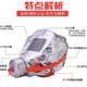 Fire mask 3C certified smoke-proof, fire-proof and gas mask, home hotel hotel fire escape filter self-rescue respirator TZL30 mask + fire blanket + water-based fire extinguisher