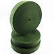 久臻 YZH123 多规格帆布背包织带 耐磨打包捆绑带  军绿色 2cm*10m 厚度2mm