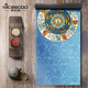 NiceGood foldable thin yoga mat for women, suede non-slip sweat-absorbent yoga towel, natural rubber fitness mat for men, lengthened and widened, Ocean Flower 1830*680*1.5mm