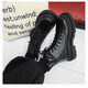 Lekali Martin boots men's boots British fan boots high top leather boots trendy cool autumn and winter new style boots large size work shoes Martin boots men's boots black [42]