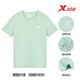 特步（XTEP）运动短袖t恤男速干衣夏季新款冰丝健身上衣宽松休闲薄款跑步半袖 珍珠白-速干 L 175