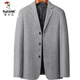 Holzpecker (Tucano) Herbst Dicke Fischgräten-Wollanzug mittleren Alters Geschäfte Casual Woolen Blazer Herren Singles West Top Grey 170/m