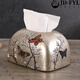 
Shantoulin Village Sense Ceramic Paper Towel Box Living Room Light Luxury Card Box Household European Ornaments Napkin American Creative 1047 Blue Warbler Blossoms