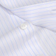 Fushen Summer Casual Camisa de manga corta Negocio para hombres Formal Wear Blanco de rayas blancas Camiseta de hombres delgados de mangas FMC11303-217 42 de manga corta 42