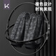 Keep swimming trunks for men, double layer, anti-embarrassment, loose beach boxer briefs, quick-drying, black print XXL