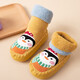 9i9 baby floor socks baby toddler socks autumn and winter foot covers non-slip floor shoes insulation mid-calf socks A213 Blue Lion