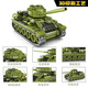 Compatible with Lego building blocks military tanks, huge boys birthday gift assembly toys for children aged 6-12, Type 85 tank [Send two boys + disassembly device]
