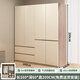 Zhilei ENF level wardrobe bedroom household light luxury flat door wardrobe storage cabinet household multi-door storage large wardrobe four doors 1.6 meters wardrobe