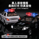 卡威合金车模警车玩具儿童玩具车男孩警察车回力小汽车 公安