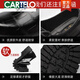 卡帝乐鳄鱼（CARTELO）皮鞋男款德比男士休闲商务工装时尚潮流布洛克厚底低帮大头马丁靴 黑色6625 四季款 43 标准皮鞋码