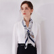 Shanghai Story (STORY Of SHANGHAI) Silk Scarf Female Spring Mulberry Silk Scarf Big Square Scarf Mom's Birthday Gift Pirate Ship Blue