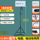 Yugao éclairage de décrochage lampe de décrochage de rue lampe de marché de nuit lampe de décrochage lampe de marché de nuit batterie enfichable voiture électrique connectée à trois roues basse tension 12-8 12-85V180W360 perles + support de sol
