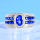 HEEKAIYI ring men's cornflower sapphire ring luxury jewelry Chinese Valentine's Day birthday gift for wife and girlfriend <One thing, one certificate>