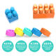 Haoleshuang assembled building blocks, large-grain children's toys aged 3 to 6 years old, plugged into kindergarten to develop intelligent baby boys and girls. Bag: large size 50 pills [200 pills]