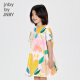 jnby by JNBY new Jiangnan cloth children's clothing short-sleeved A-type dress 24 autumn girls 1O7G12460 690/mixed powder (batch 1) random pattern 130cm