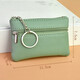 Queenjoy Neue Solid Color Frauen Mini Coin Wallet Weichgesicht modische süße kleine Kartenbeutel einfache modische kleine frische Schlüsselbeutel Rumba Rot