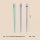 Pick-Up Children's Alloy Chopsticks 3 Pairs Household High Temperature Resistant Anti-Slip One Person One Chopstick Baby Special Chopstick Learning Chopsticks