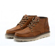 Carter Cat Men's Shoes Mid Top Martin Boots Осень и зимние открытые короткие ботинки дышащие без скольжения обувь ретро британские повседневные туфли мужская коричневая 39